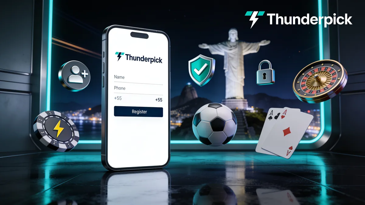 Como Funciona o Processo de Cadastro na Thunderpick? para jogadores no Brasil